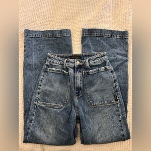 Silver Jeans Vintage Patch Pocket Wide Leg